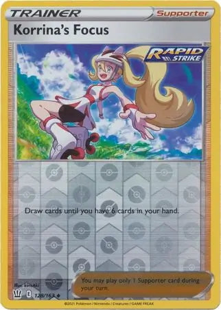 Battle Styles Korrina’s Focus #128/163 reverse holo